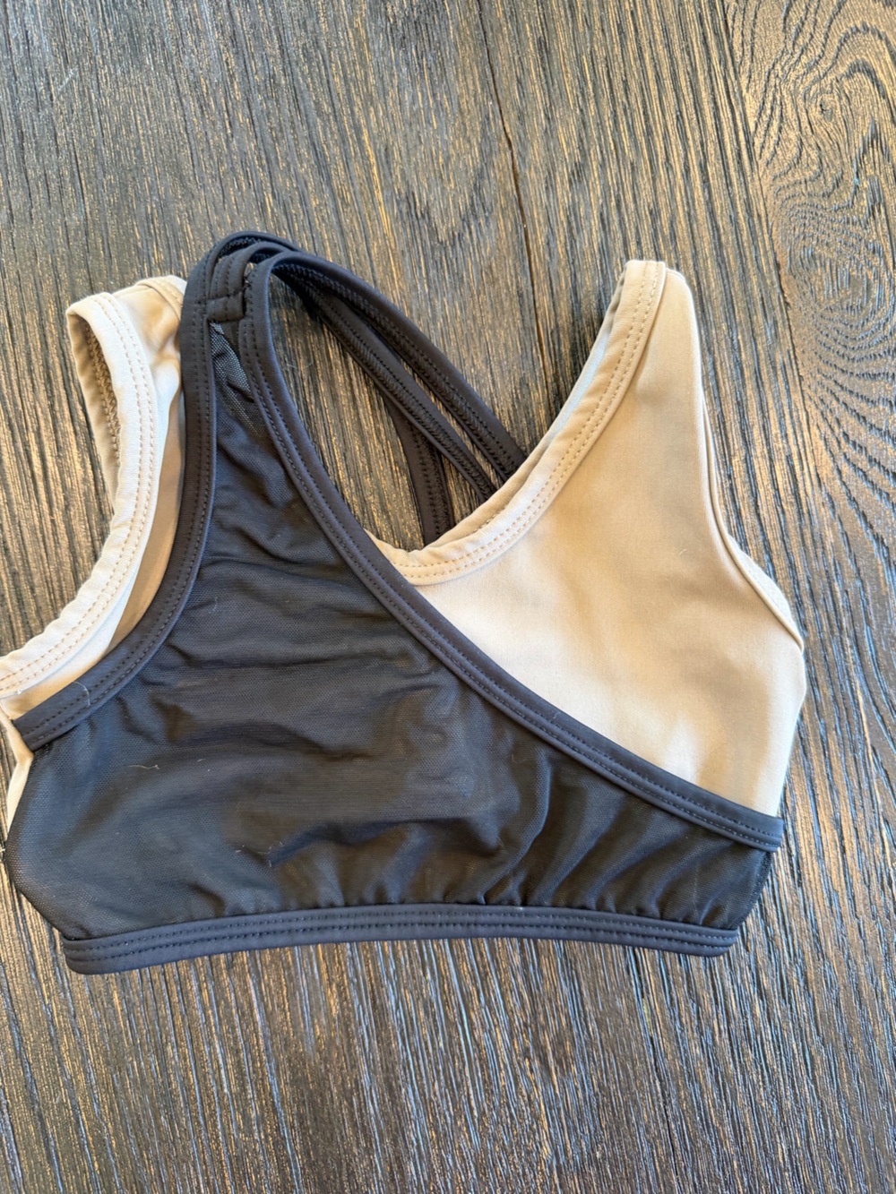 Tan and black Tiger Friday top CM